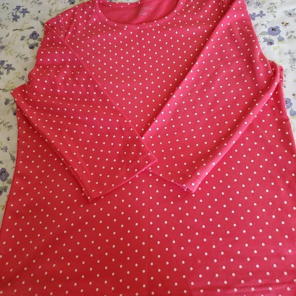 APPLESEED'S POLKA DOT KNIT TOP - Picture 3 of 5